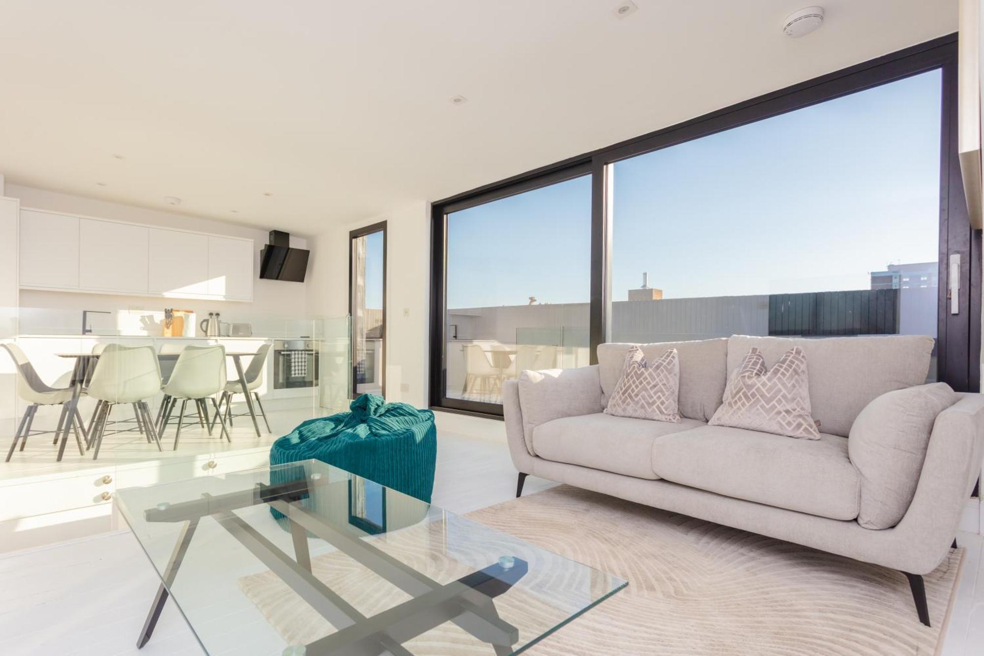 Sleek 2bd Skyline Flat Heart Of Hackney Apartament *
